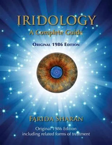 Iridology a complete guide original 1986 edition by farida sharan. - Über einige fälle sogenannter formaler ausgleichung..
