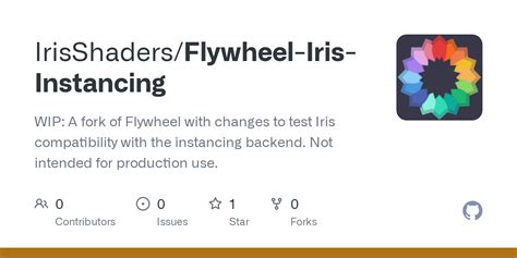 IrisShaders/Flywheel-Iris-Instancing - Github