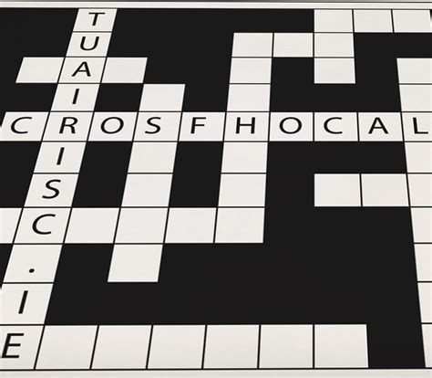 Irish Alphabet Crossword Oppidan Library