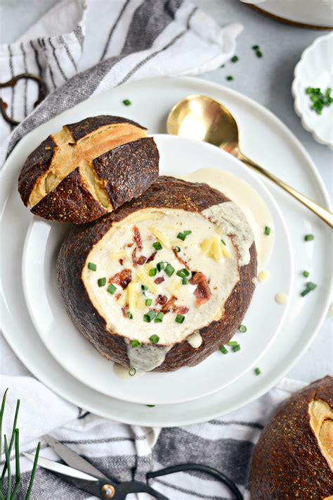 Irish Cheddar Beer Soup in a Pretzel Bowl - Simply …