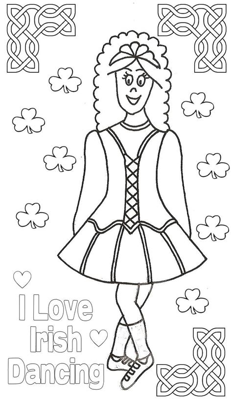 Irish Coloring Sheets