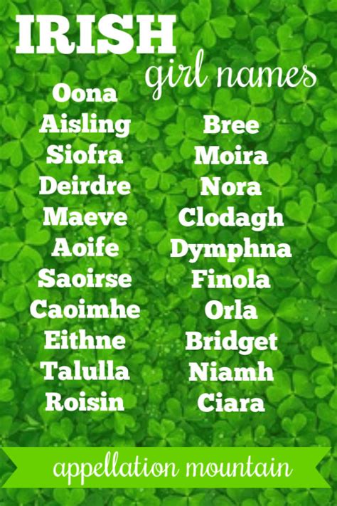 Irish Names: by meaning