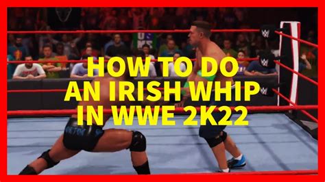 Irish whip wwe 2k22. Mar 9, 2022 · WWE 2K22 does have some notable problems, such as modes that feel lacking or tacked on. Thankfully, it manages to excel in other departments, including visuals, controls, and performance. Although ... 