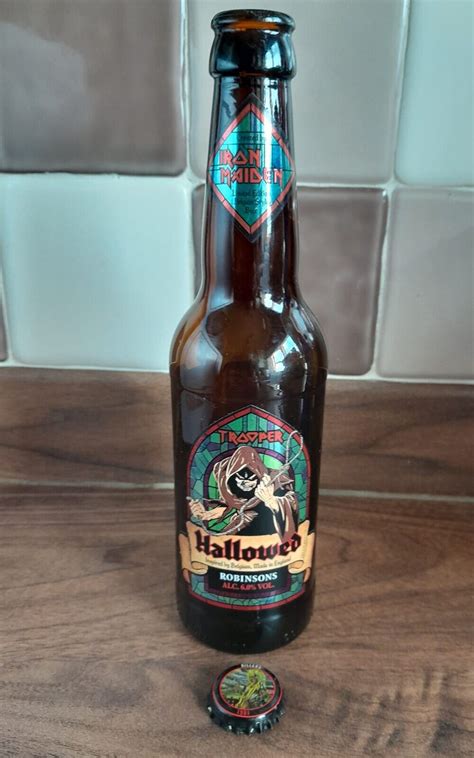 Iron Maiden Trooper Beer Hallowed Empty Bottle And Cap eBay