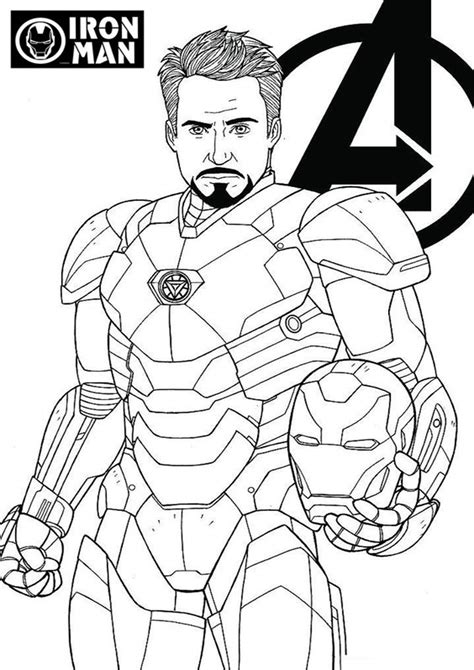 Iron Man Coloring Pages - Free Printable Coloring Pages for Kids