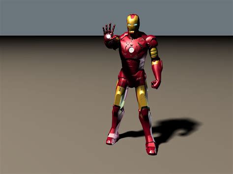 Iron Man Suit Free 3D Model max fbx Free3D