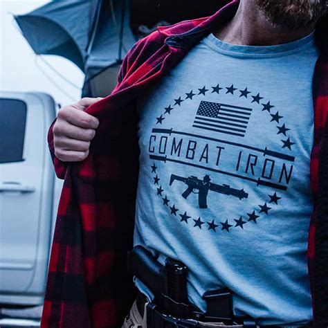 Combat Iron Apparel®, a Veteran-owned clothing brand, offers high-quality tactical, patriotic, and humor-inspired apparel and gear. Founded in 2016 and managed by Military and Law Enforcement Officers (Mil/LEO), it is renowned for its best-selling fitness shorts and lifestyle gear designed for the Tactical Athlete™.