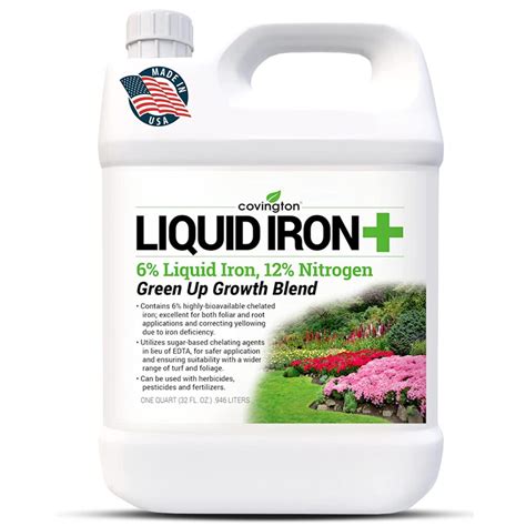 Iron for lawns. Growing grass in the fall means you need to keep cutting and you don't need the lawn to grow in the late fall. Iron can also can be used to adjust and correct ... 