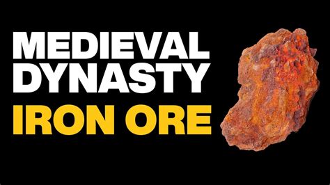 Iron ore medieval dynasty. I can't find in my habitual mine (under gostovia) with 2 bears 