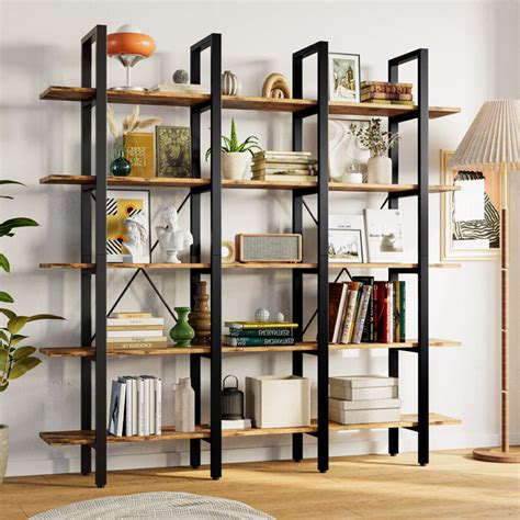 Ironck Industrial Bookcases Wayfair