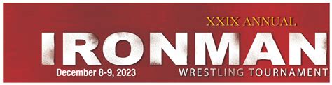 Ironman wrestling tournament 2024. 2024 Jet Ironman. May 2-3, 4:00 PM UTC. 2024 Alaska USAW State Folkstyle Champio. May 4, TBD. ISWA Freestyle State. ... View All 2023 Ironman Wrestling Tournament. Dec 10, 2023 by David Bray. 