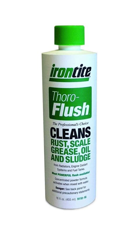 Solution: Two pints of Irontite Thoro-Flush will clean and strip the oil out of the engine cooling system with a single flush following the product instructions. Because of today's complex transverse mounted engine designs, the average water pump replacement cost has ballooned to over $560, including labor. It is also estimated that over 7.5 .... 