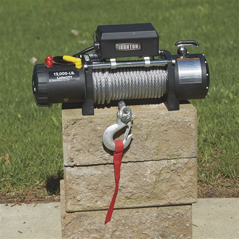 Ironton 12 Volt DC Powered Electric ATV Winch — 2,500-Lb. Capacity, Steel Wire Rope. 