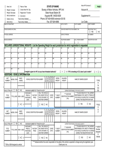 Irp Schedule C Form the Form in Seconds Fill Out and Sign Printable