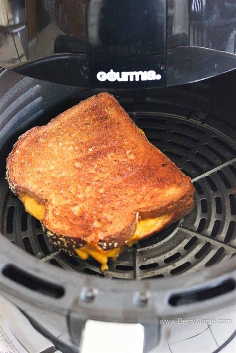 Irresistible air fryer grilled cheese sandwich