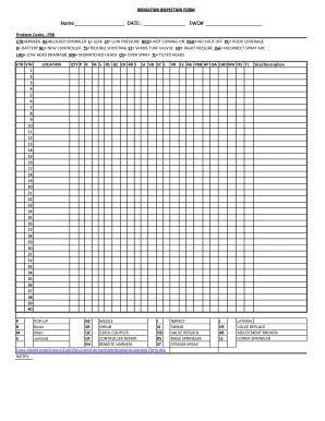 Irrigation Inspection Form FORM.EAD.FAVENI.EDU.BR