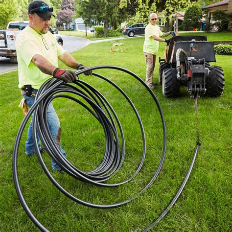 Irrigation line. The 1/2" (13.7 mm) diameter Gardena 1389 Below and Above Ground Drip Irrigation Line is designed to be installed underground to make it invisible and is ... 