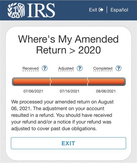 Irs has accepted your return stimulus.  Filing an amended return.  This c...