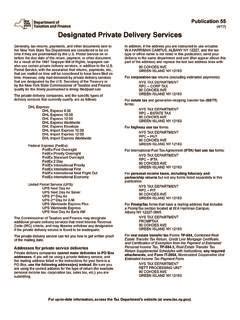 Irs publication 55 designated private delivery services.  Mobile-friendly fo...