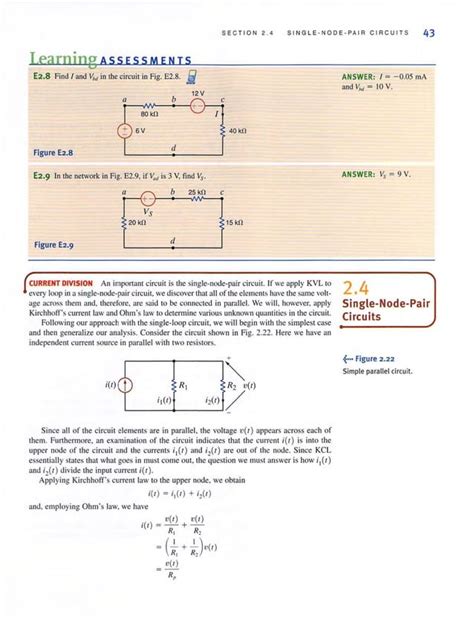 Irwin Engineering Circuit Analysis 9th Solution