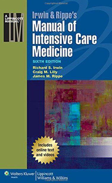 Irwin rippe s manual of intensive care medicine. - Optima 2 plus manuale di installazione.