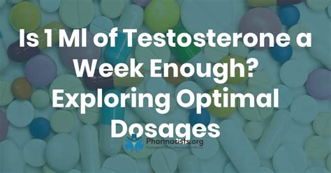 Is 1 ml of testosterone a week enough. The dosage can range from 0.5 ml to 2 ml per week, depending on individual needs. Starting with a lower dosage and gradually increasing it allows for better monitoring of the effects and potential side effects. Is 1.5 ml of Testosterone per Week Enough? The answer to this question depends on various factors, including your current testosterone ... 