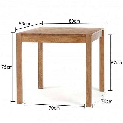 Is 80cm too high for a dining table