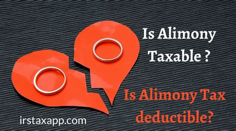 Is Alimony Taxable? - Internal Revenue Code Simplified