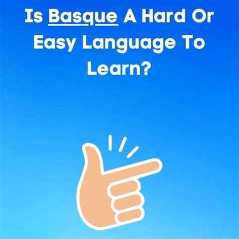 Is Basque an easy language to learn