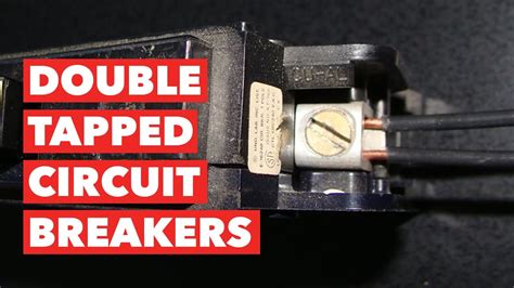 Is Double tapping a circuit breaker acceptable?