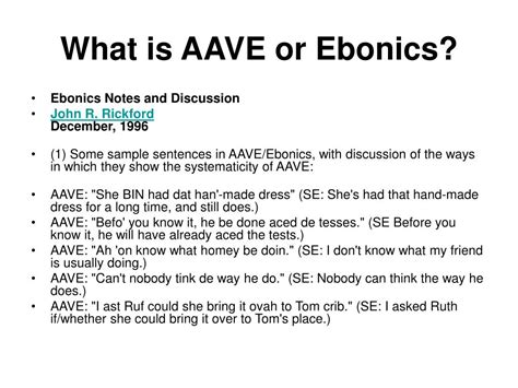 Is Ebonics and Aave the same? – IronSet