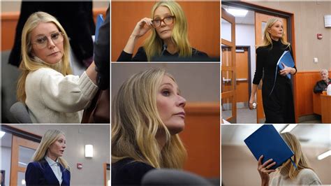 Is Gwyneth Paltrow turning her trial into a Goop fashion ad?
