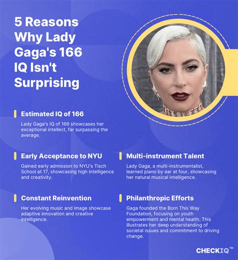 Is Lady Gaga high IQ