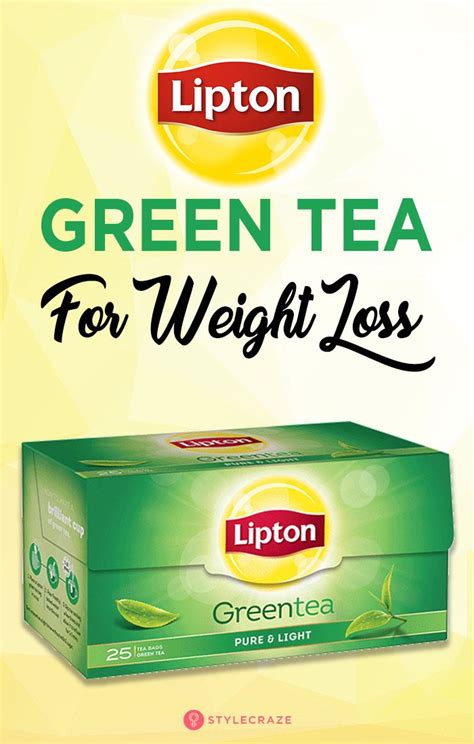 Is Lipton Green Tea Good For Weight Loss? - Tummy Trimmers