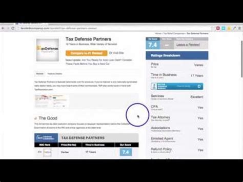 Is Tax Defense Partners Worth It? [Reviews & Cost Info] - Best …