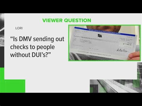 Is Texas sending out checks to drivers without DUI’s?