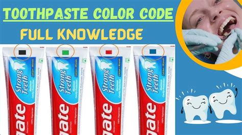 Is There Any Meaning Behind The Toothpaste Color Codes