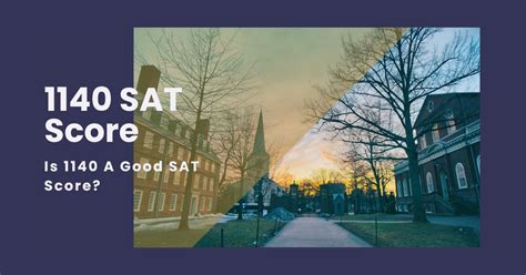 Is a 1140 sat score good. An 1140 SAT score is a decent score, but it's important to consider the context of your overall application, including GPA, extracurricular activities, and other achievements. For … 