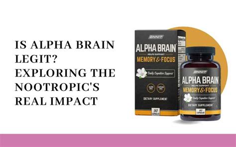 Is alpha brain legit. Alpha Brain is a nootropic supplement that claims to be the best cognitive enhancer in the market. It likewise claims to be a safe and efficient option to prescription drugs for boosting brain health and function. Alpha Brain includes an exclusive mix of natural components that interact to increase focus, energy, memory, and psychological ... 