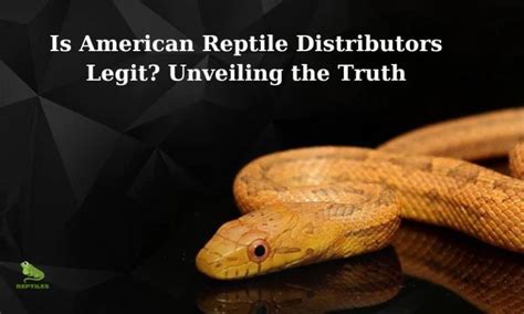 Is american reptile distributors legit. This organization is not BBB accredited. Reptiles in Freehold, NJ. See BBB rating, reviews, complaints, & more. 
