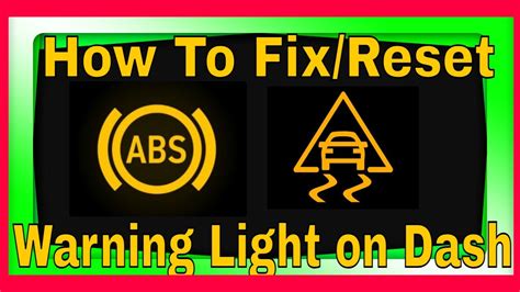 To begin with, how to fix ABS light, park your 
