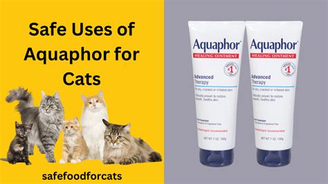 Is aquaphor safe for cats. 