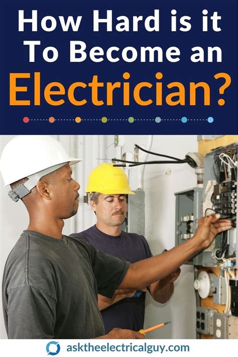 Is being an electrician hard. One of the aims of the IBEW (electrician's union in the US and Canada) is '40 for 40', that is, forty hours work for forty hours pay each week. While there are opportunities to work overtime if you want to, the idea is that you get paid enough to live comfortably without it, based on five eight hour days per week. 5. 