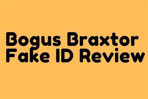 Is bogus braxtor legit. Expert service. I’m really happy with how my CARD turned out. I have to say, I was a bit worried at first, as I know there are many fake vendors out there who are just trying to take my money. But your service proved me wrong. This ID is pretty fantastic! Even the ordering process was simple, and the customer support gets the highest marks in ... 