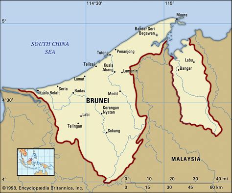 Is brunei part of indonesia. .  ...