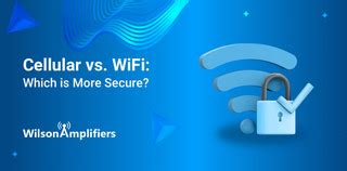 Is cellular data more secure than wifi