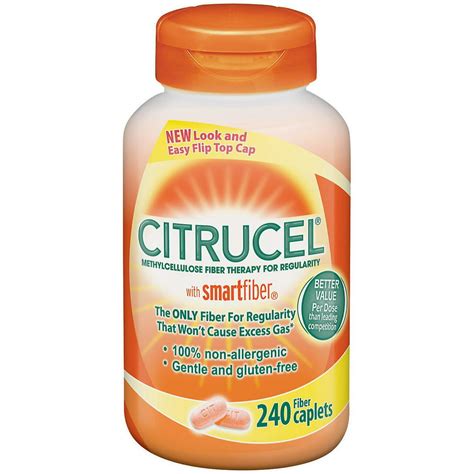 Citrucel powder is a type of fiber supplement used for constipation. ... the product called Metamucil contains psyllium fiber. ... It can be a good idea to take Citrucel at the same time each day .... 