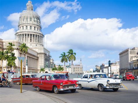 Is cuba open for tourism right now. 3. Old American Cars. Held together by creativity, determination, and probably a few prayers, you'll notice the vintage cars when you travel to Cuba. They are a sign of the long embargo and car-buying restrictions the country faced. The roads are chock full of Studebakers, Ford Fairlanes, and Chevy Bel-Airs. 