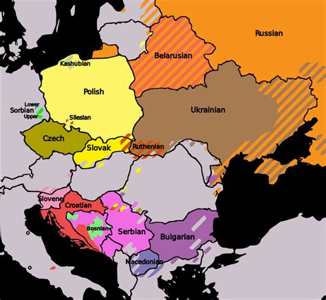 Standardised Slavic languages that have of