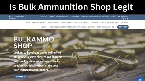 Ammo. Business. Quote of the Day. CAUTION: Beware the Online Ammo Scammers. By. Dan Zimmerman. - April 4, 2021. 24. Courtesy The Gun Writer. It’s a supply and demand …. 
